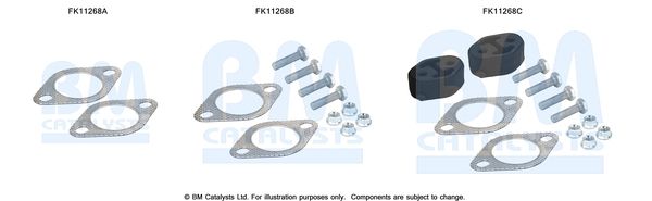 BM Catalysts FK11268 Mounting Kit, soot/particulate filter