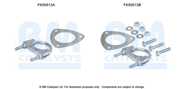 BM Catalysts FK50013 Mounting Kit, exhaust pipe