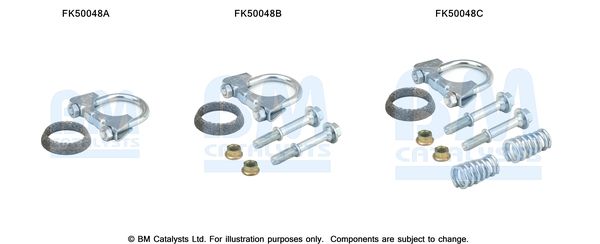 BM Catalysts FK50048 Mounting Kit, exhaust pipe