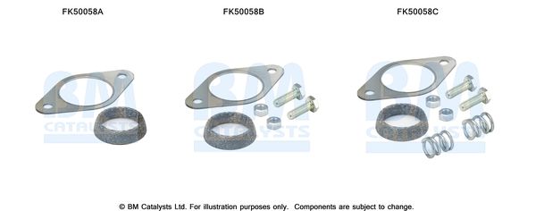 BM Catalysts FK50058 Mounting Kit, exhaust pipe