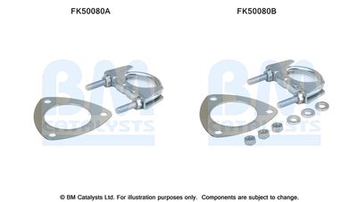 Mounting Kit, exhaust pipe BM Catalysts FK50080