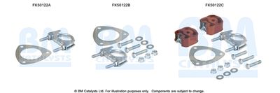 Mounting Kit, exhaust pipe BM Catalysts FK50122