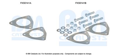 Mounting Kit, exhaust pipe BM Catalysts FK50141