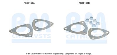 Mounting Kit, exhaust pipe BM Catalysts FK50159