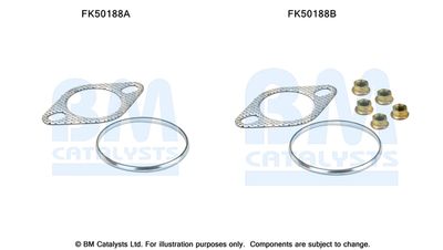 Mounting Kit, exhaust pipe BM Catalysts FK50188