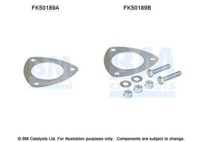 Mounting Kit, exhaust pipe BM Catalysts FK50189