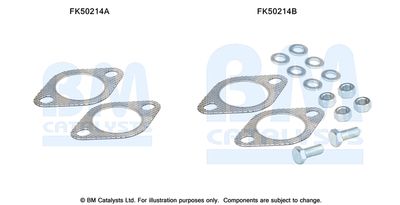 Mounting Kit, exhaust pipe BM Catalysts FK50214