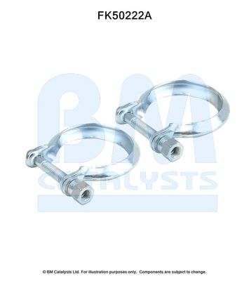 Mounting Kit, exhaust pipe BM Catalysts FK50222