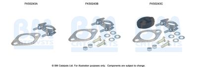 Mounting Kit, exhaust pipe BM Catalysts FK50243