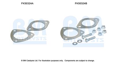 Mounting Kit, exhaust pipe BM Catalysts FK50324