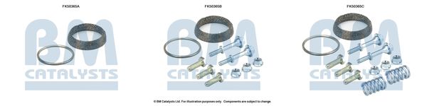 BM Catalysts FK50365 Mounting Kit, exhaust pipe