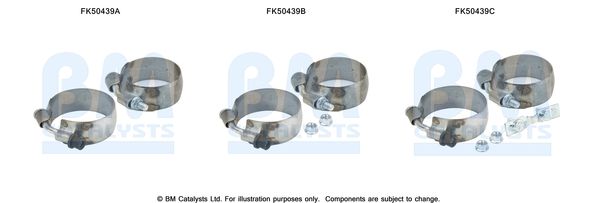 BM Catalysts FK50439 Mounting Kit, exhaust pipe