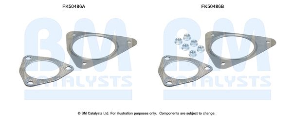 BM Catalysts FK50486 Mounting Kit, exhaust pipe