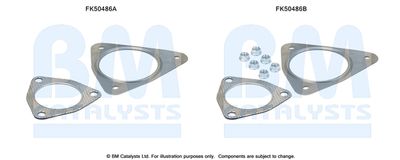 Mounting Kit, exhaust pipe BM Catalysts FK50486