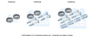 Mounting Kit, exhaust pipe BM Catalysts FK50573