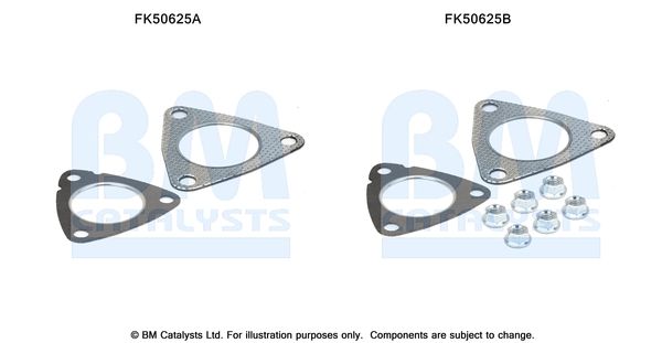 BM Catalysts FK50625 Mounting Kit, exhaust pipe