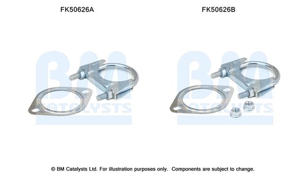 BM Catalysts FK50626 Mounting Kit, exhaust pipe