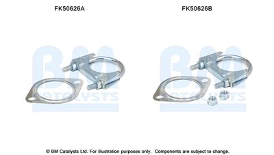 Mounting Kit, exhaust pipe BM Catalysts FK50626