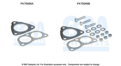 Mounting Kit, exhaust pipe BM Catalysts FK70066