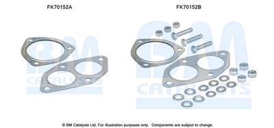 Mounting Kit, exhaust pipe BM Catalysts FK70152