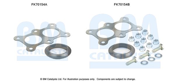 BM Catalysts FK70154 Mounting Kit, exhaust pipe