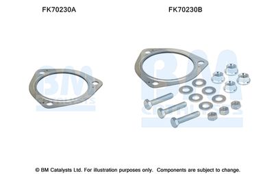 Mounting Kit, exhaust pipe BM Catalysts FK70230