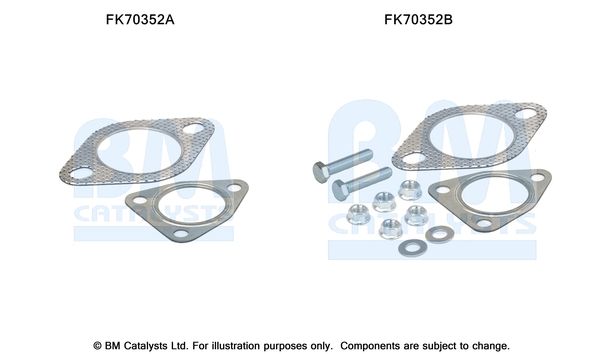 BM Catalysts FK70352 Mounting Kit, exhaust pipe