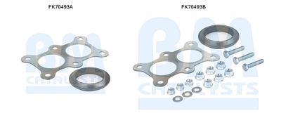 Mounting Kit, exhaust pipe BM Catalysts FK70493