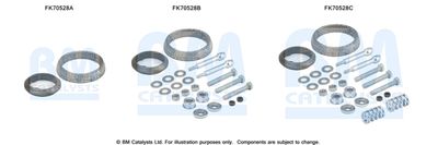 Mounting Kit, exhaust pipe BM Catalysts FK70528