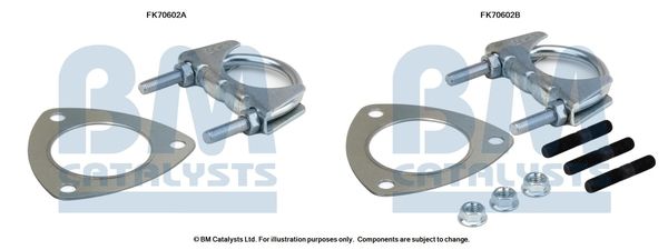 BM Catalysts FK70602 Mounting Kit, exhaust pipe