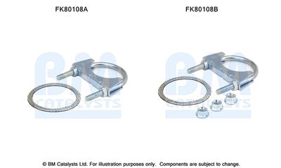 Mounting Kit, catalytic converter BM Catalysts FK80108
