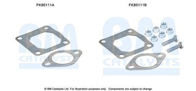 Mounting Kit, catalytic converter BM Catalysts FK80111