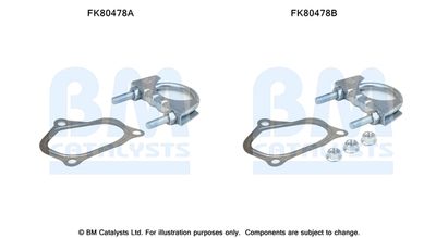 Mounting Kit, catalytic converter BM Catalysts FK80478