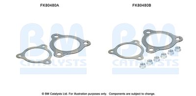 Mounting Kit, catalytic converter BM Catalysts FK80480