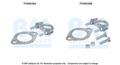 Mounting Kit, catalytic converter BM Catalysts FK90648