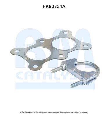 BM Catalysts FK90734 Mounting Kit, catalytic converter