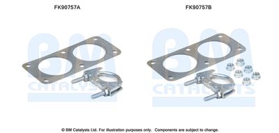 Mounting Kit, catalytic converter BM Catalysts FK90757