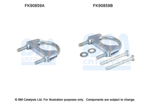 BM Catalysts FK90859 Mounting Kit, catalytic converter