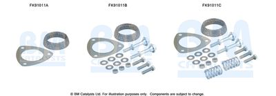 Mounting Kit, catalytic converter BM Catalysts FK91011