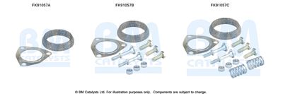 Mounting Kit, catalytic converter BM Catalysts FK91057