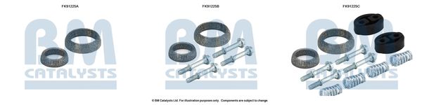 BM Catalysts FK91225 Mounting Kit, catalytic converter