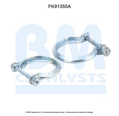 BM Catalysts FK91355 Mounting Kit, catalytic converter