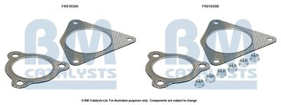 Mounting Kit, catalytic converter BM Catalysts FK91630