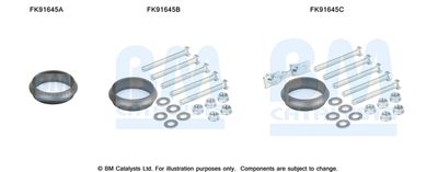 Mounting Kit, catalytic converter BM Catalysts FK91645