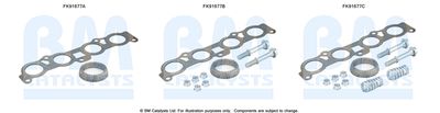 Mounting Kit, catalytic converter BM Catalysts FK91677
