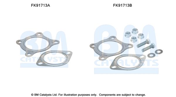 BM Catalysts FK91713 Mounting Kit, catalytic converter