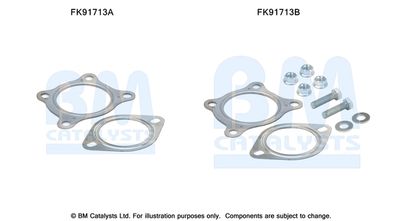 Mounting Kit, catalytic converter BM Catalysts FK91713
