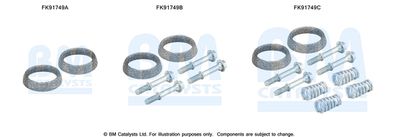 Mounting Kit, catalytic converter BM Catalysts FK91749