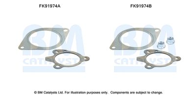 Mounting Kit, catalytic converter BM Catalysts FK91974