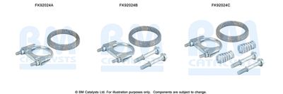 Mounting Kit, catalytic converter BM Catalysts FK92024